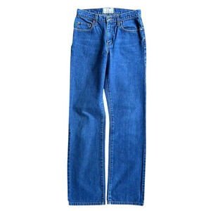 Todd Oldham TO2 Vintage Y2K Mid Rise Straight Leg Jeans Blue Denim 28